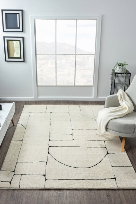 Conceptum Jung 7183 Alfombra Tejida Crema 120 x 180 cm Conceptum Jung 7183 Alfombra Tejida Crema 120 x 180 cm